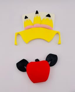 Magnetic School Hat For Modular Cow Sign 3d model