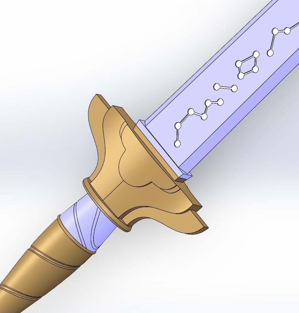 Demon Slayers Magic Sword 3d model