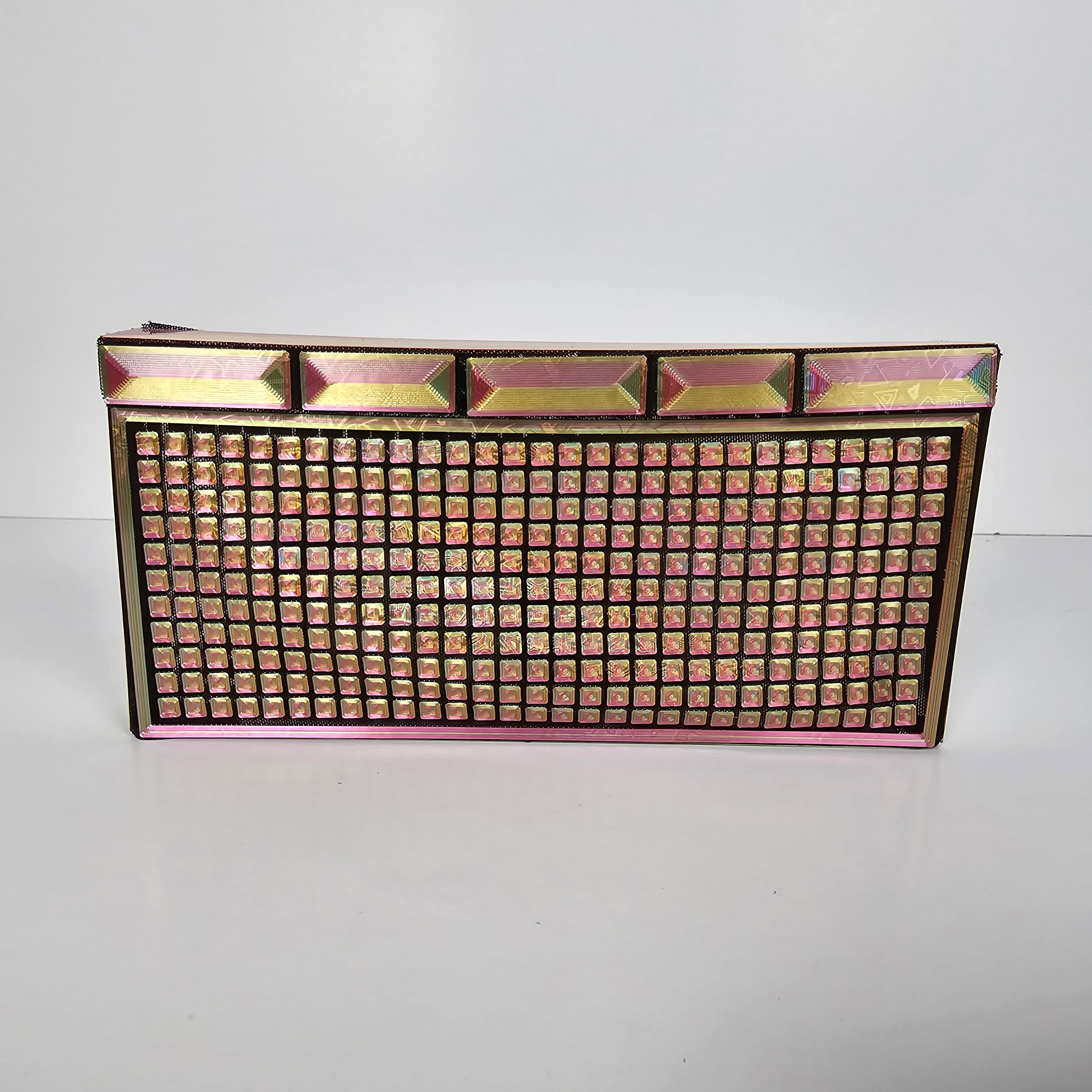 Large Square grid clutch 3d model