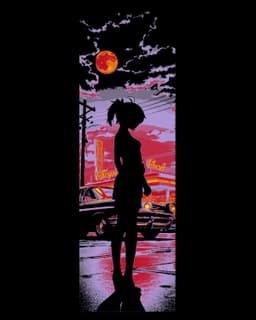 The shadows in the sunset - Set of Bookmarks 3d model