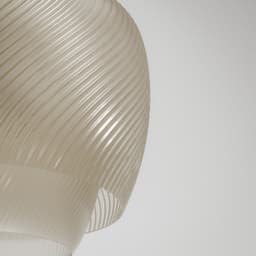 Flowline Ceiling Lamp – 3D Printed Dual Diffuser Pendant Light 3d model