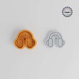 Earmuffs Cookie Cutter & Stamp Set, Winter Fashion Design, 6-Piece Baking Collection, Perfect for Fondant, S/M/L Sizes PRODUCT_5387 3d model