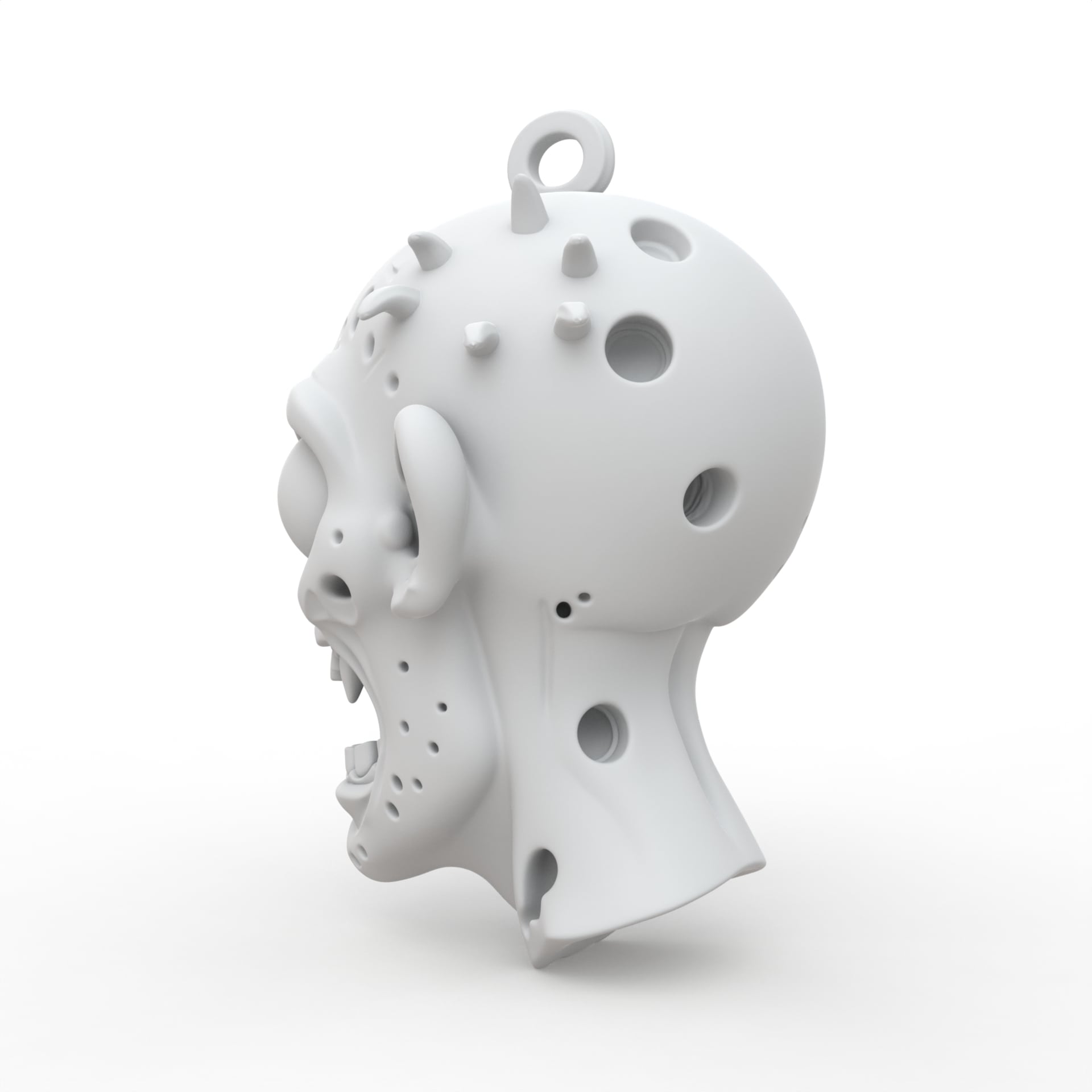 Zombie Keychain 3d model