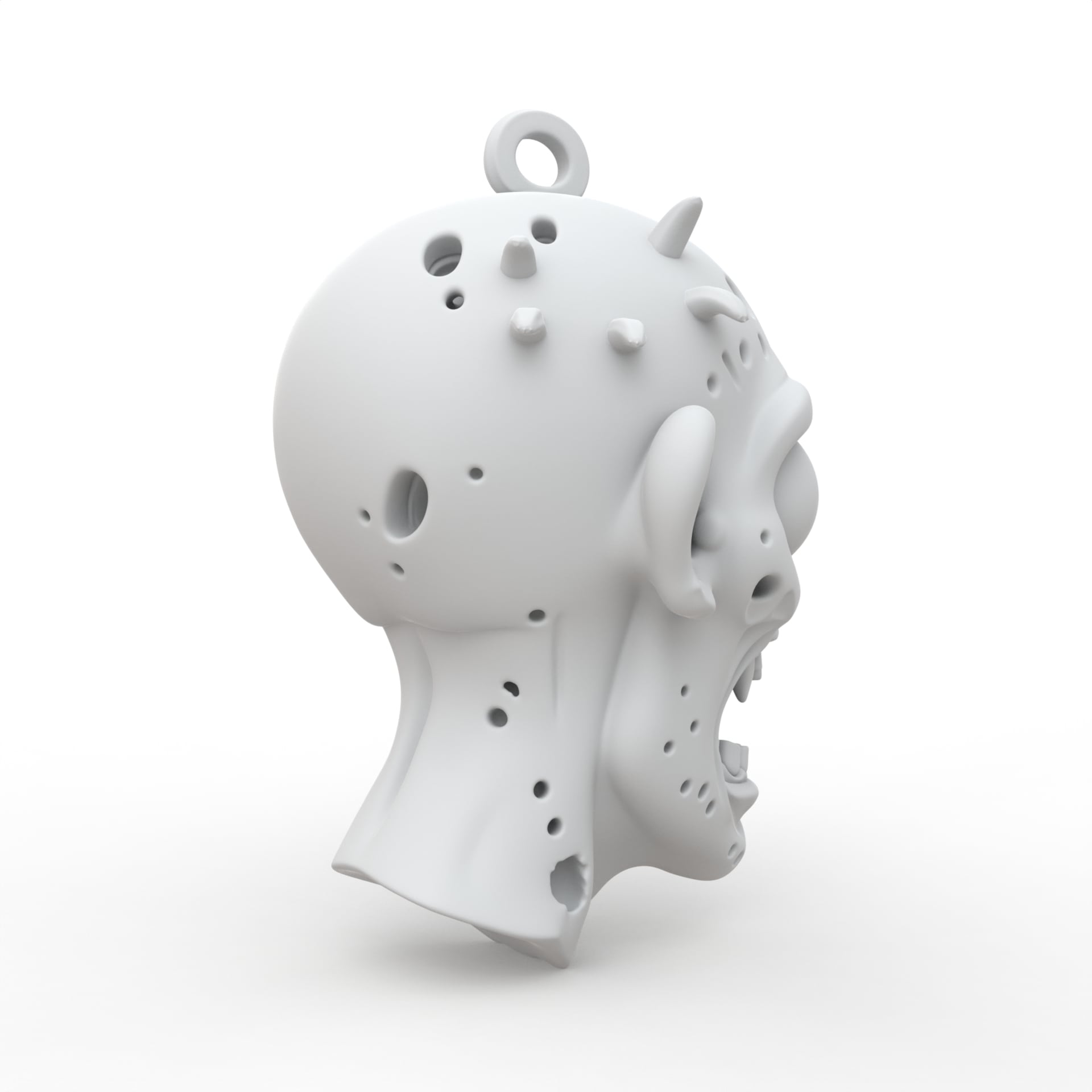Zombie Keychain 3d model
