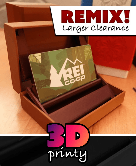 Pop-up Gift Card Box - Double Clearance 3d model