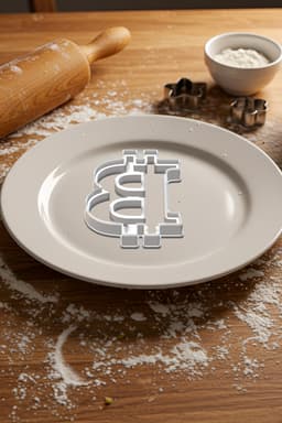 Bitcoin Cookie Cutter, Biscuit Cutter 3d model