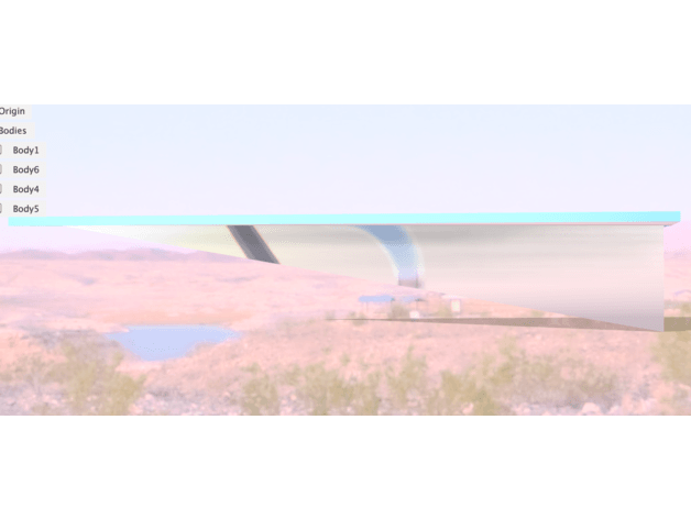 Plastic airplane 3d model