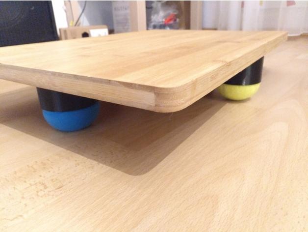 DIY Office Balance Board for standing desk 3d model