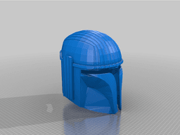 Custom Mandolorian knight helmet 3d model