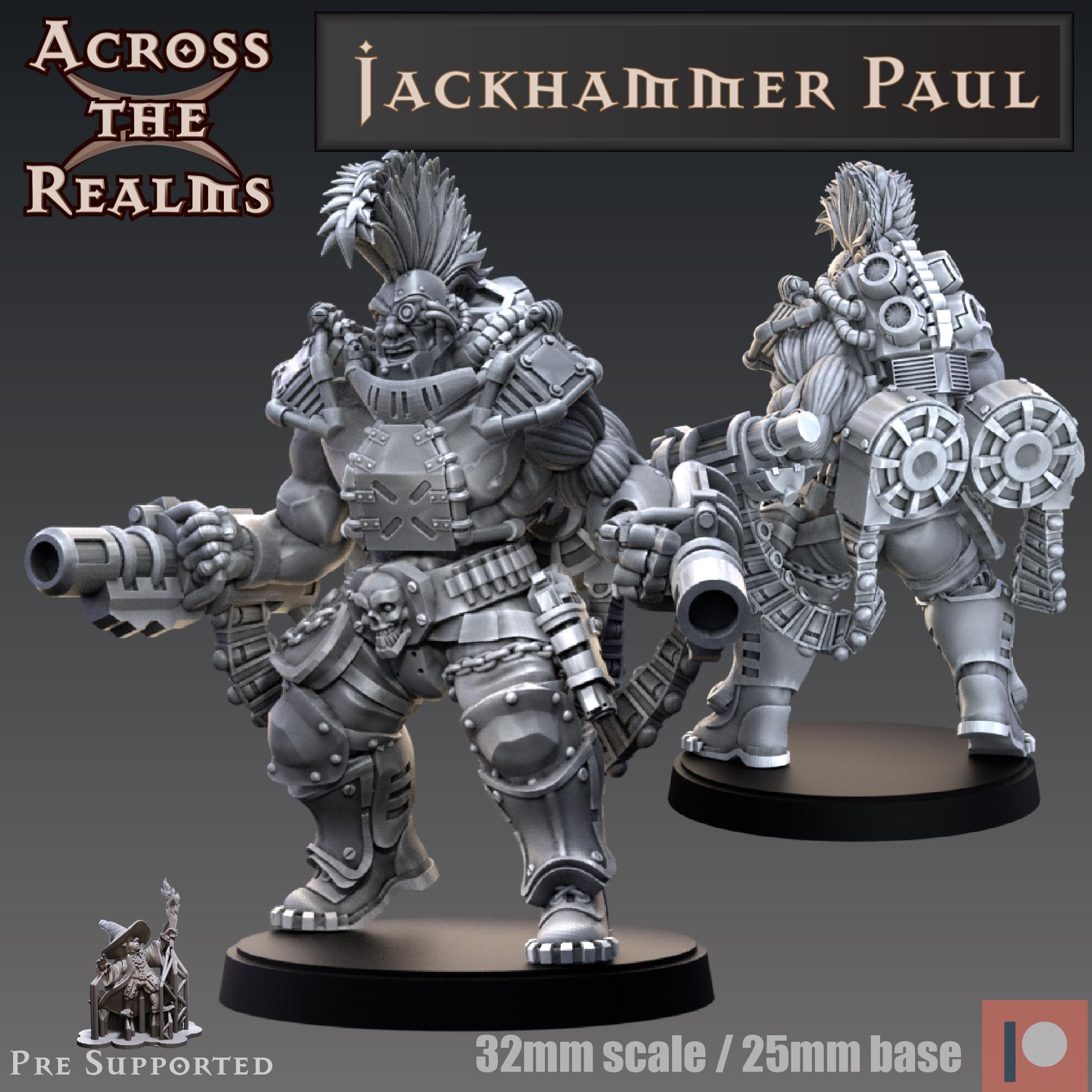 Jackhammer Paul 3d model