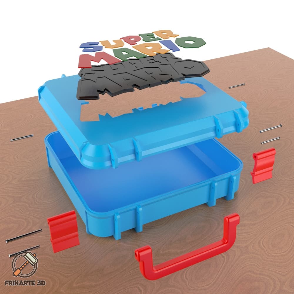 Super Mario Box Multipart 3d model