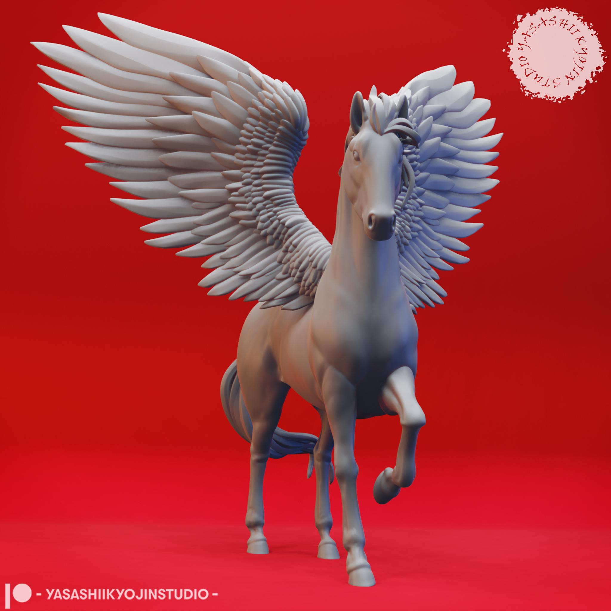 Pegasus - Tabletop Miniature (Pre-Supported) 3d model