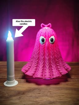Knitted Ghost Bobblehead 3d model