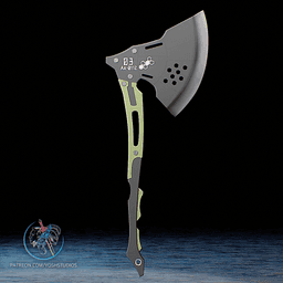 Kaiju Killer Axe 3D Printer File STL 3d model