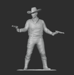 Toy Soldier Set: Cowboy 002 3d model