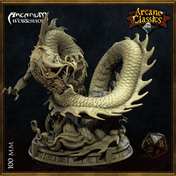 Astral Dragon (100MM) 3d model
