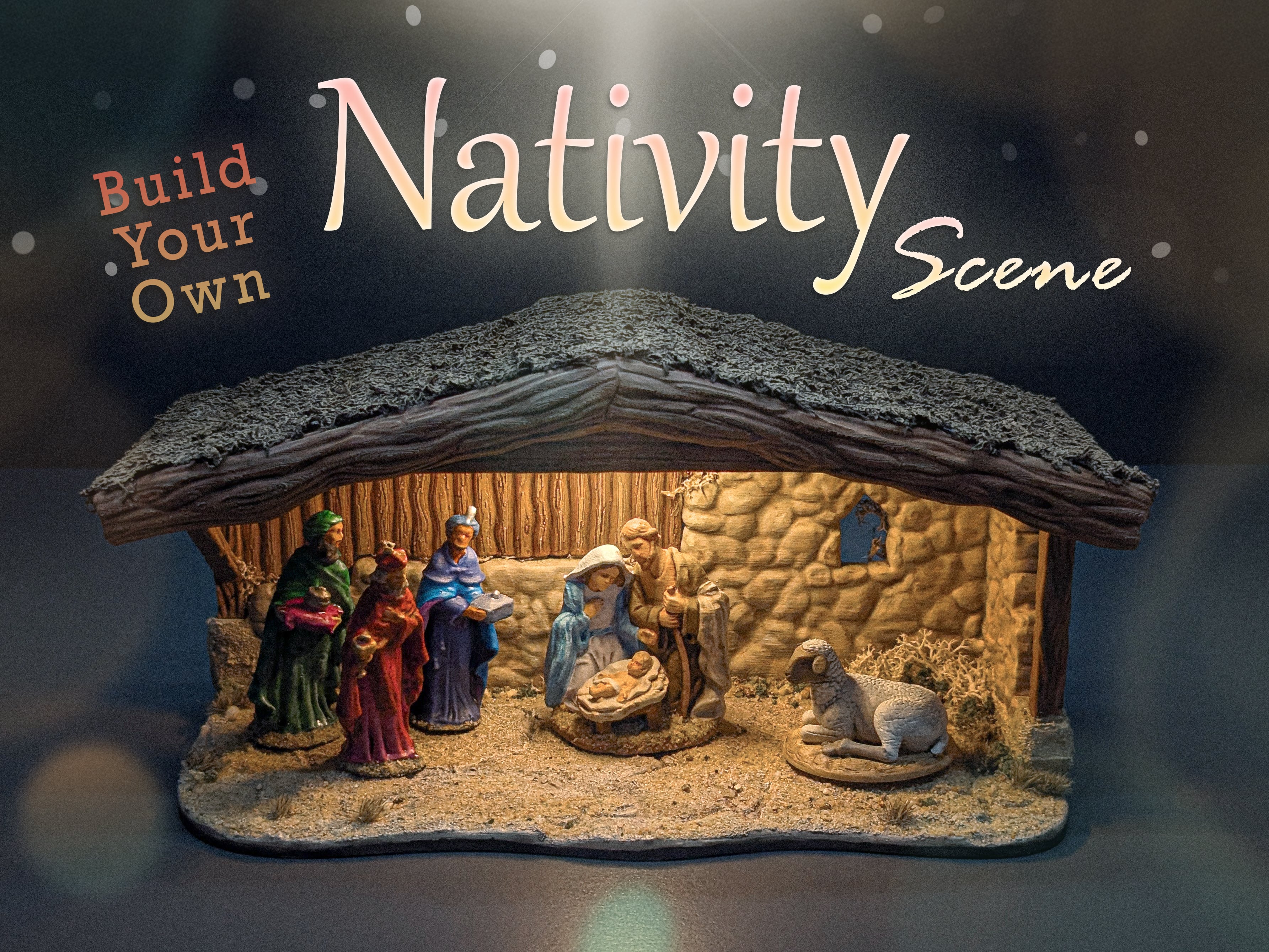 Build your own...Nativity Scene! Diorama Base Mesh 3d model