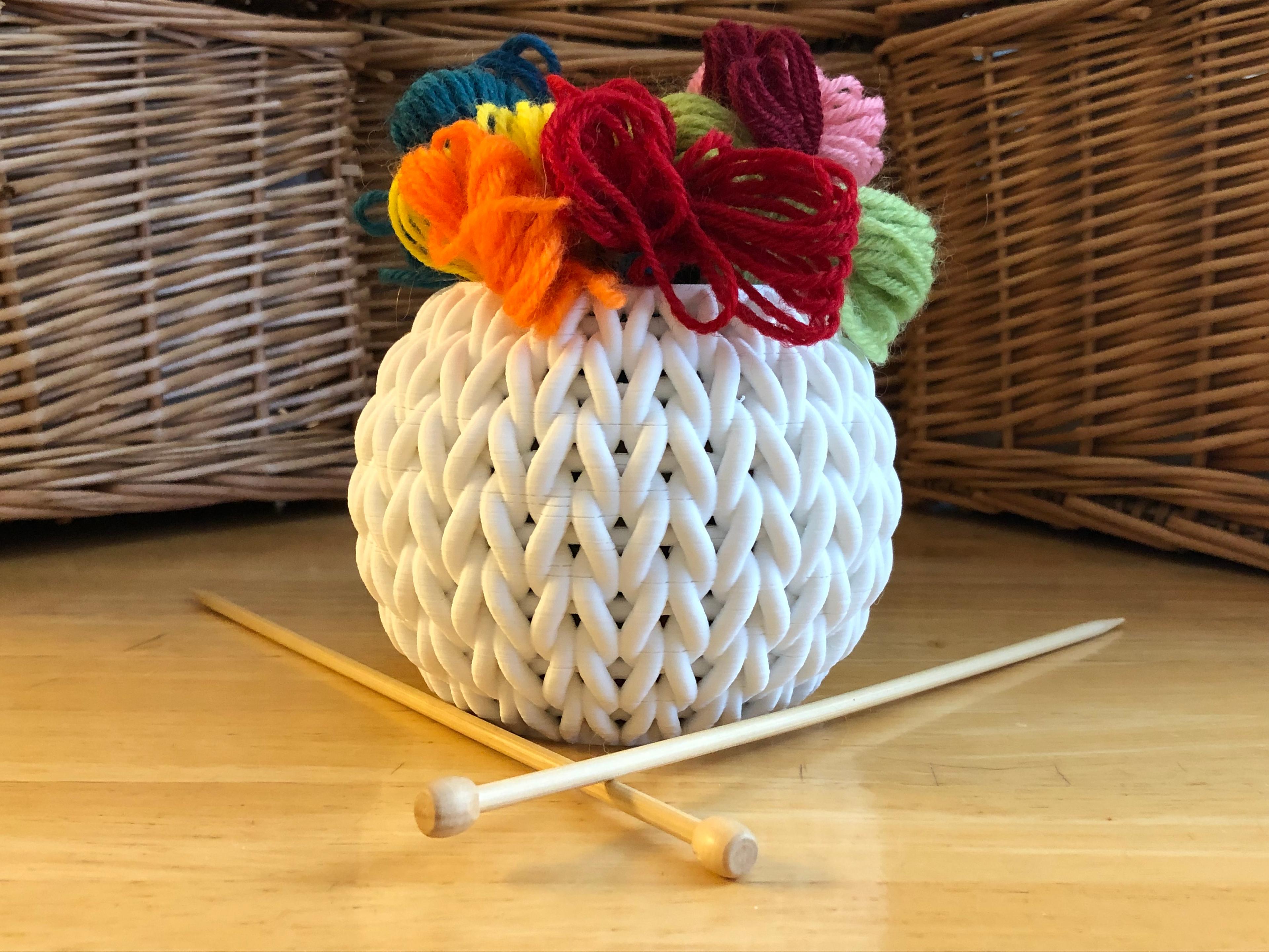 Knitted Bowl 3d model
