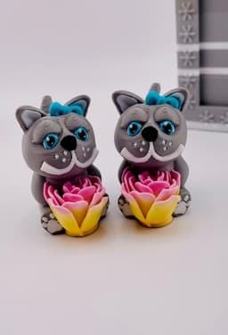 Mother's Day Roseables Cat 3d model