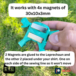 Leprechaun Shoulder Pal / No Supports / 3MF Included 3d model