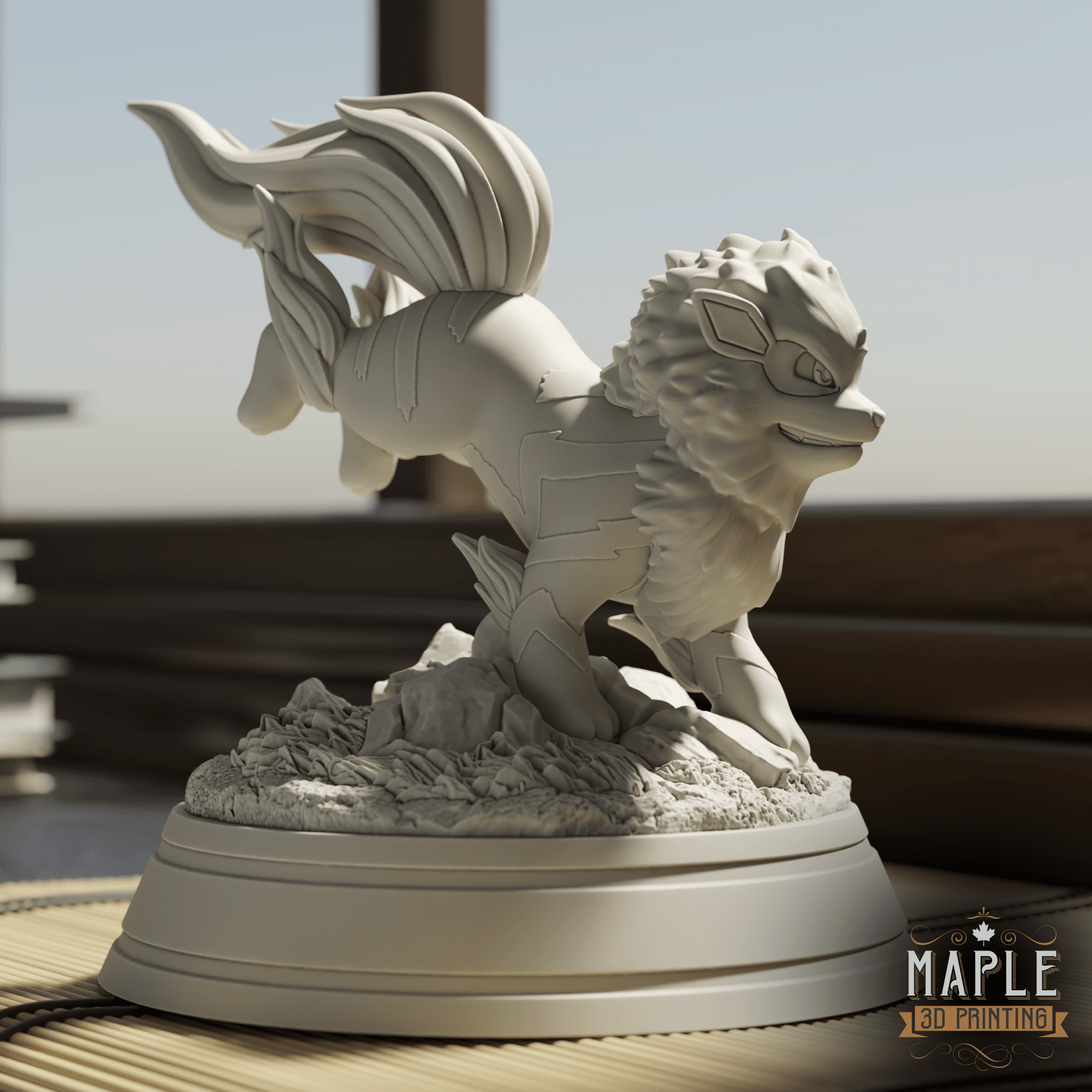 Arcanine Diorama - Pokemon 3d model