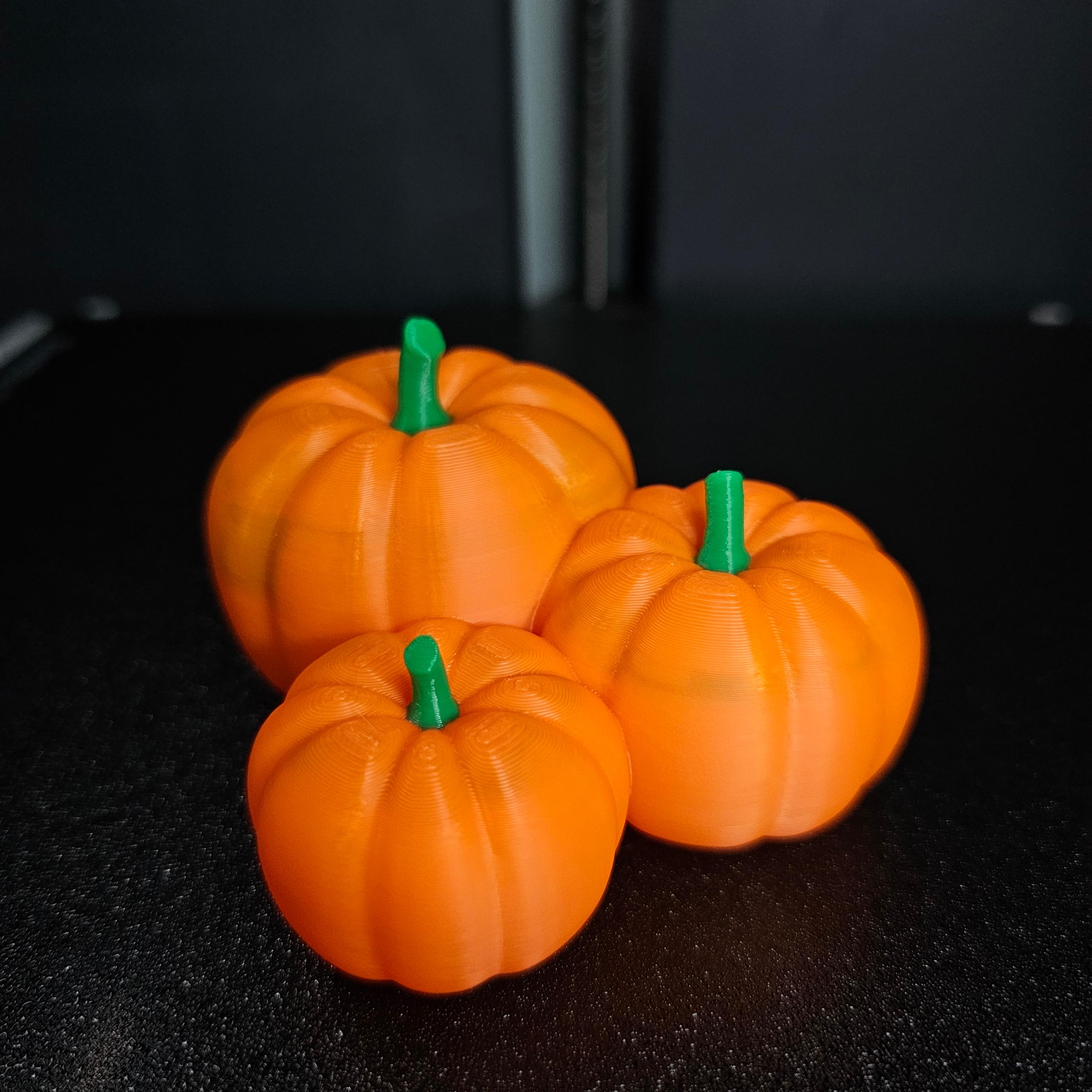 Group of Pumpkins 3d model