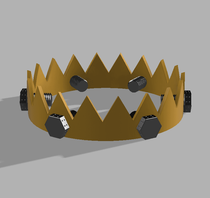 Screw Crown Tight - HalloweenWearable 3d model