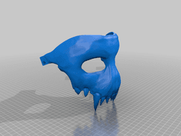 Skully the articulated mask 3d model
