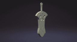 Honedge Replica - Full Size Pokemon Prop 3d model