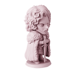 Jon Snow Game of Thrones - Free Sample STL | Full 12-Character Bundle on Profile 3d model