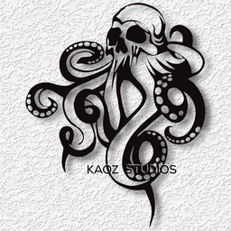 wickid octopus wall art chulthu wall decor 3d model