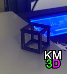 Calibration cube hollow version 3d model