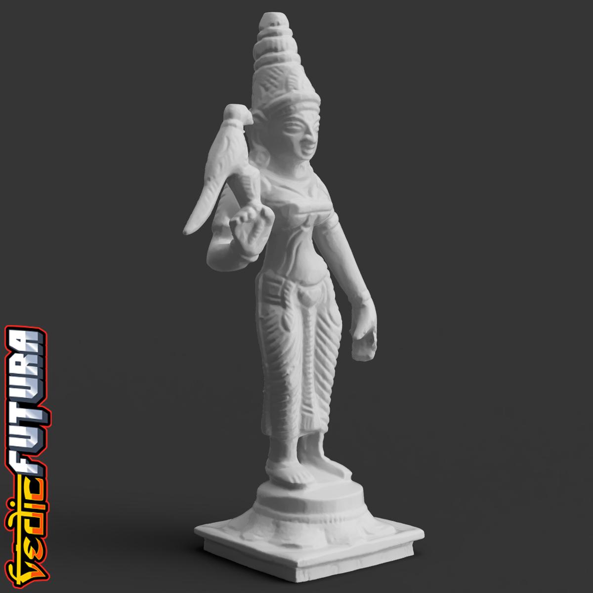 Meenakshi - Fish Eyed Warrior Goddess 3d model
