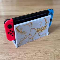 Triforce Switch Dock Cover 3d model