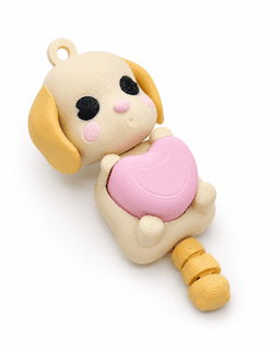 Labrador Retriever Love Heart Fidget Clicker Toy (Limited Time Free) 3d model