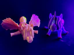 Highland Alicorn and Unicorn flexi 3d model