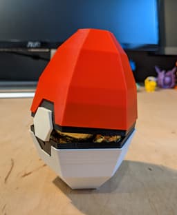 Pokemon Easter Egg Pokeball Box 3d model