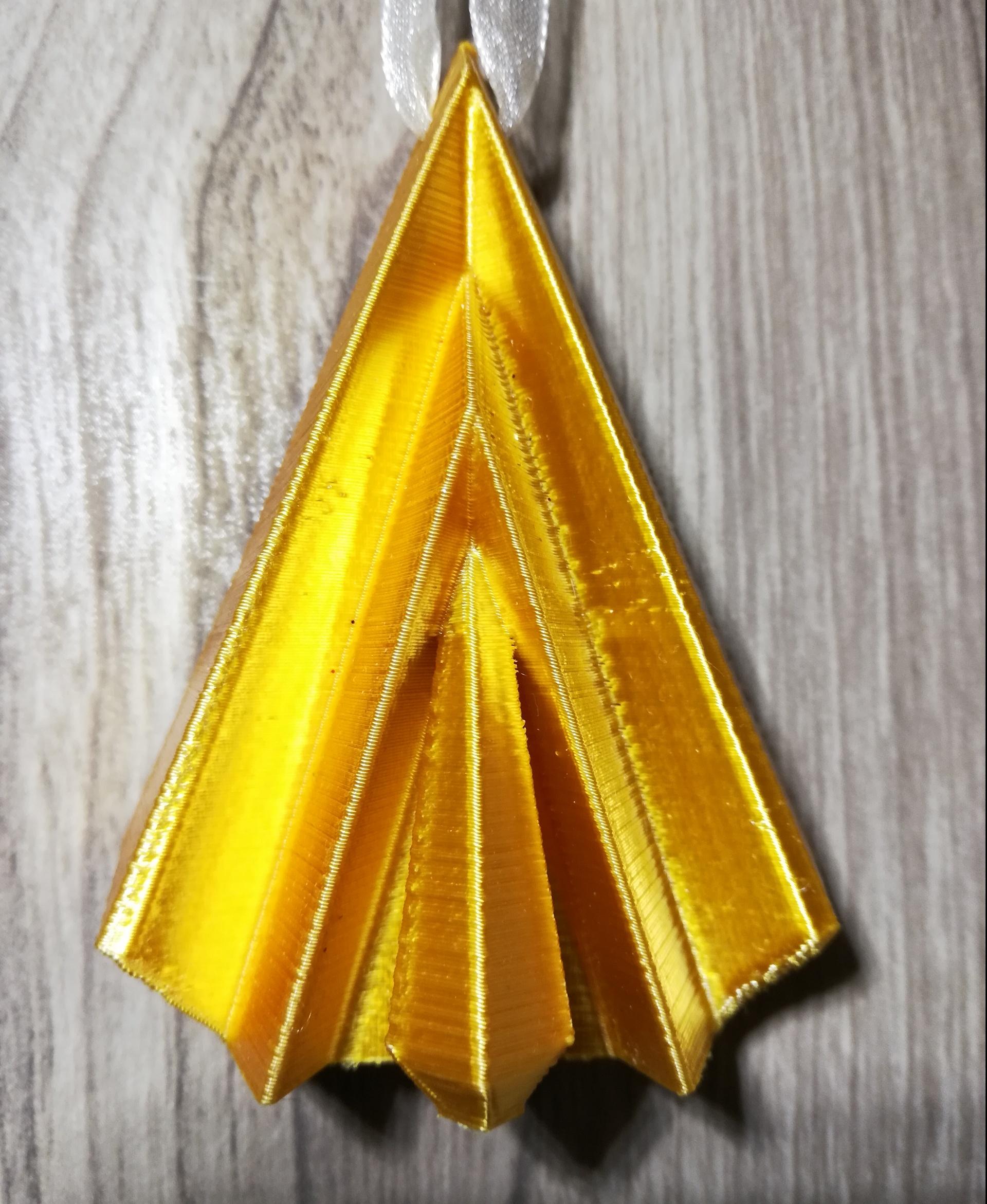 Origami Inspired Tree Ornament #3 3d model