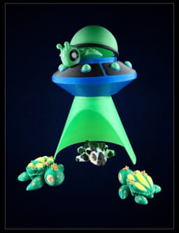 Space Turtle Set 2 3d model