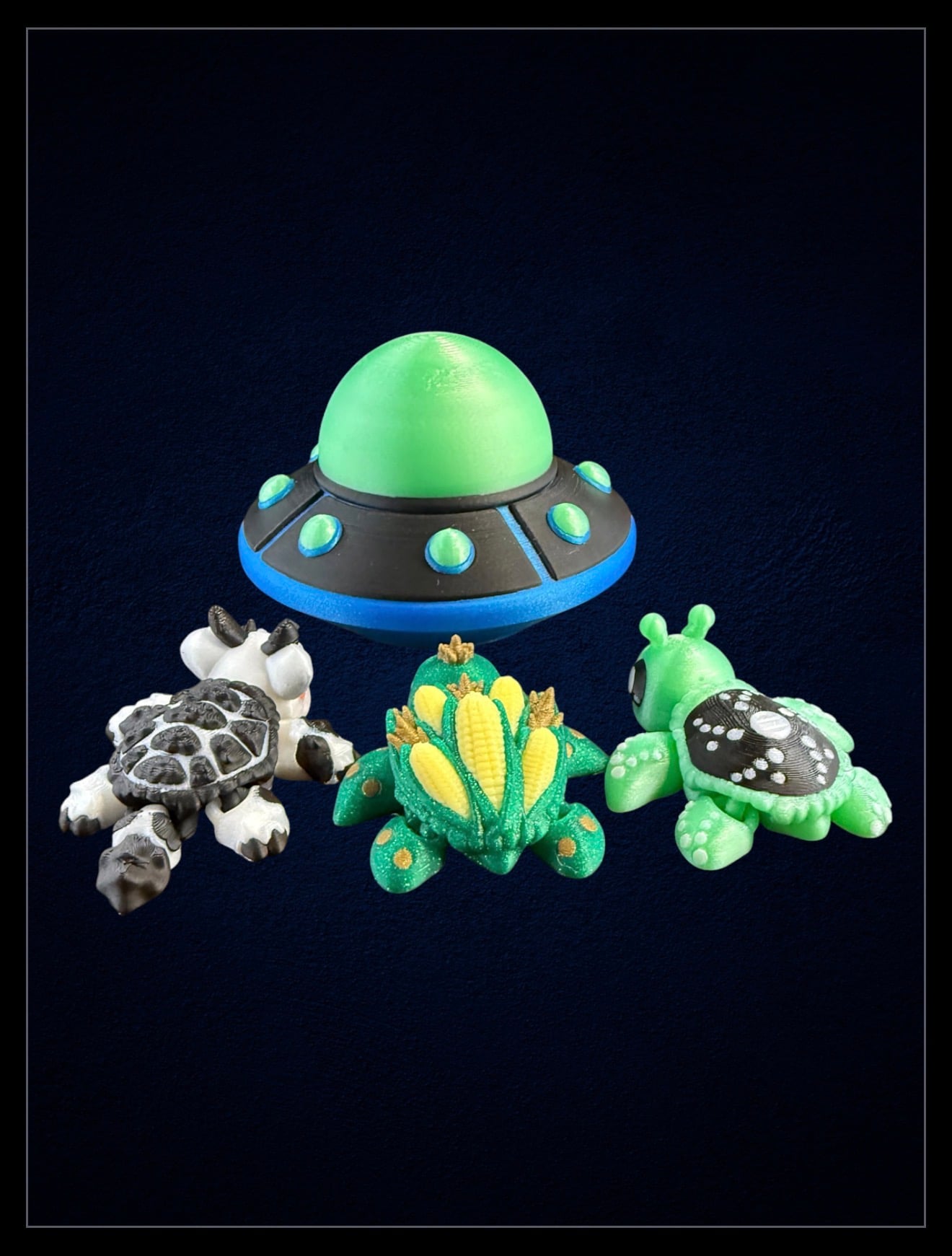 Space Turtle Set 2 3d model