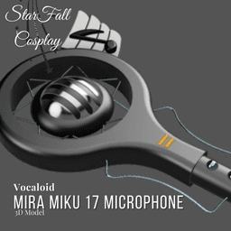 Magical Mirai 2017 Microphone 3d model