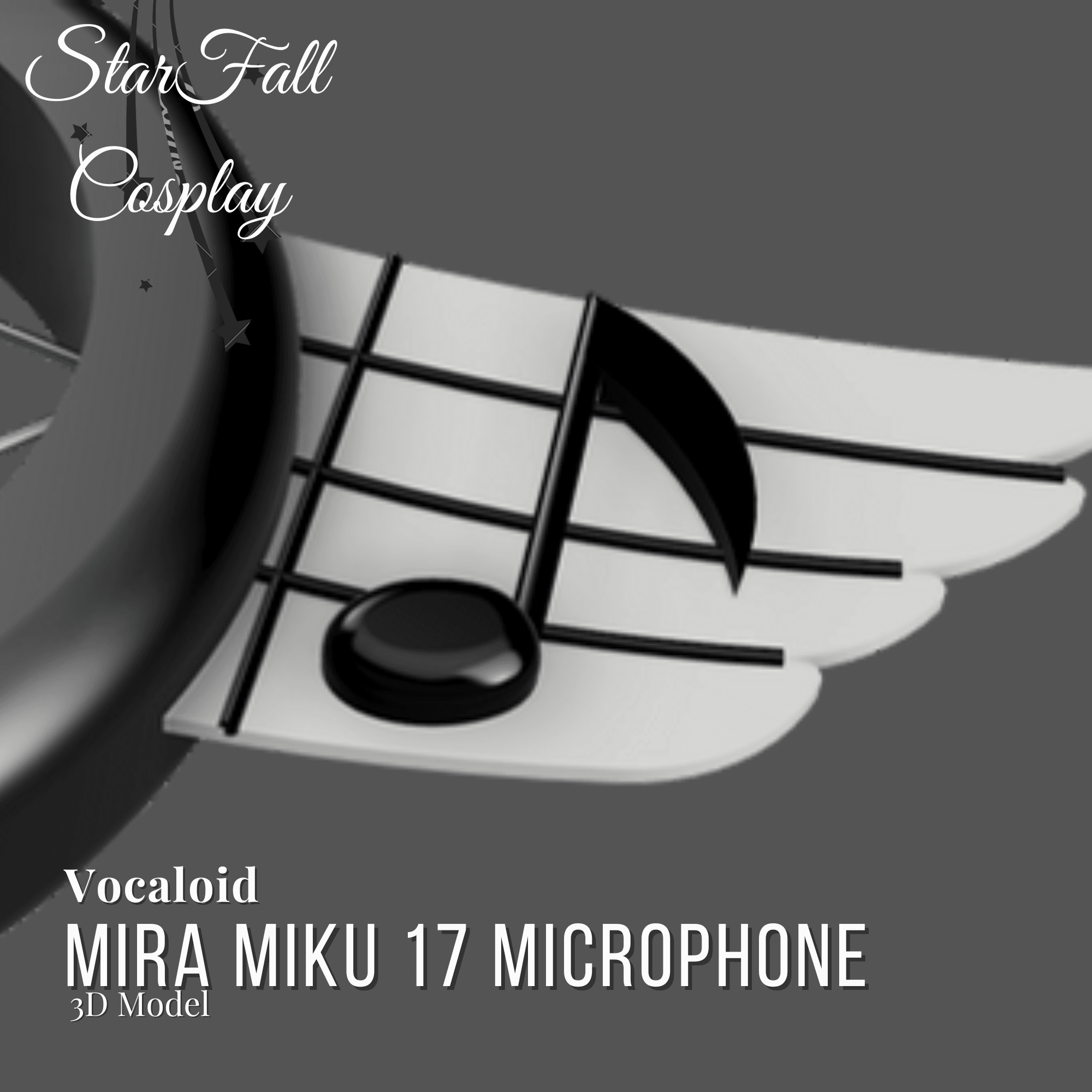 Magical Mirai 2017 Microphone 3d model