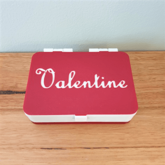 Valentines in a box 3d model