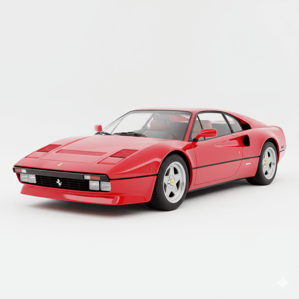Car : Ferrari 288 GTO Vintage Exotic Supercar 3d model