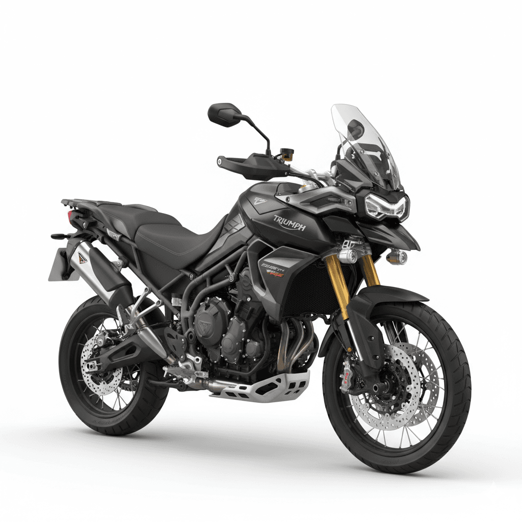 Triumph Tiger 900 Rally Pro Motorcycle 3d model