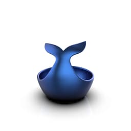 a fishtail-shaped bowl 3d model