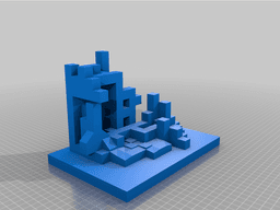 Minecraft Cave 3d model