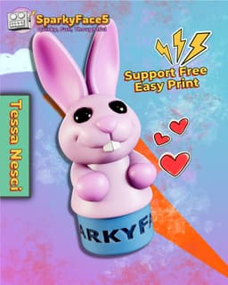 Bunny Rabbit Trouble 3d model