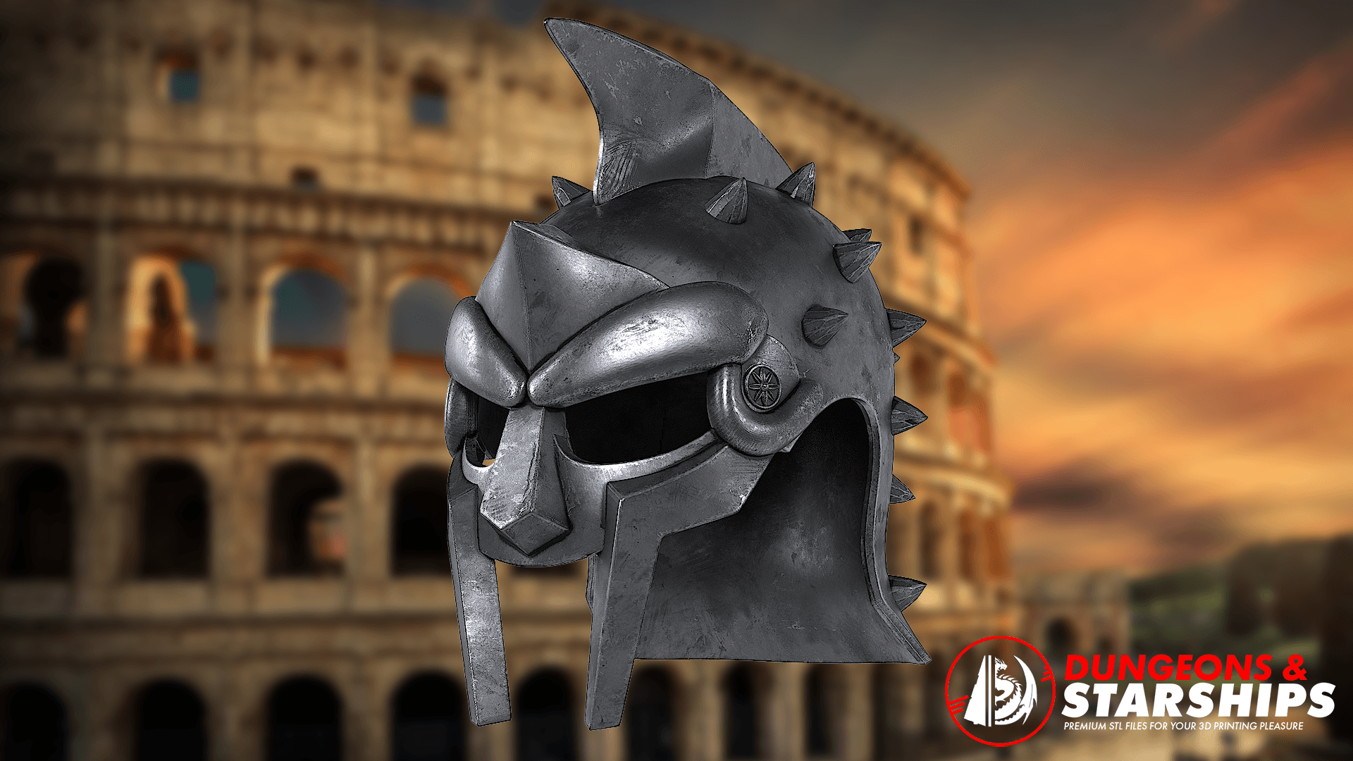 Maximus' Gladiator Helmet 3d model