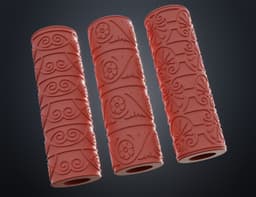 Texture Rollers Renaissance wide Vol.3 (7-9) 3d model